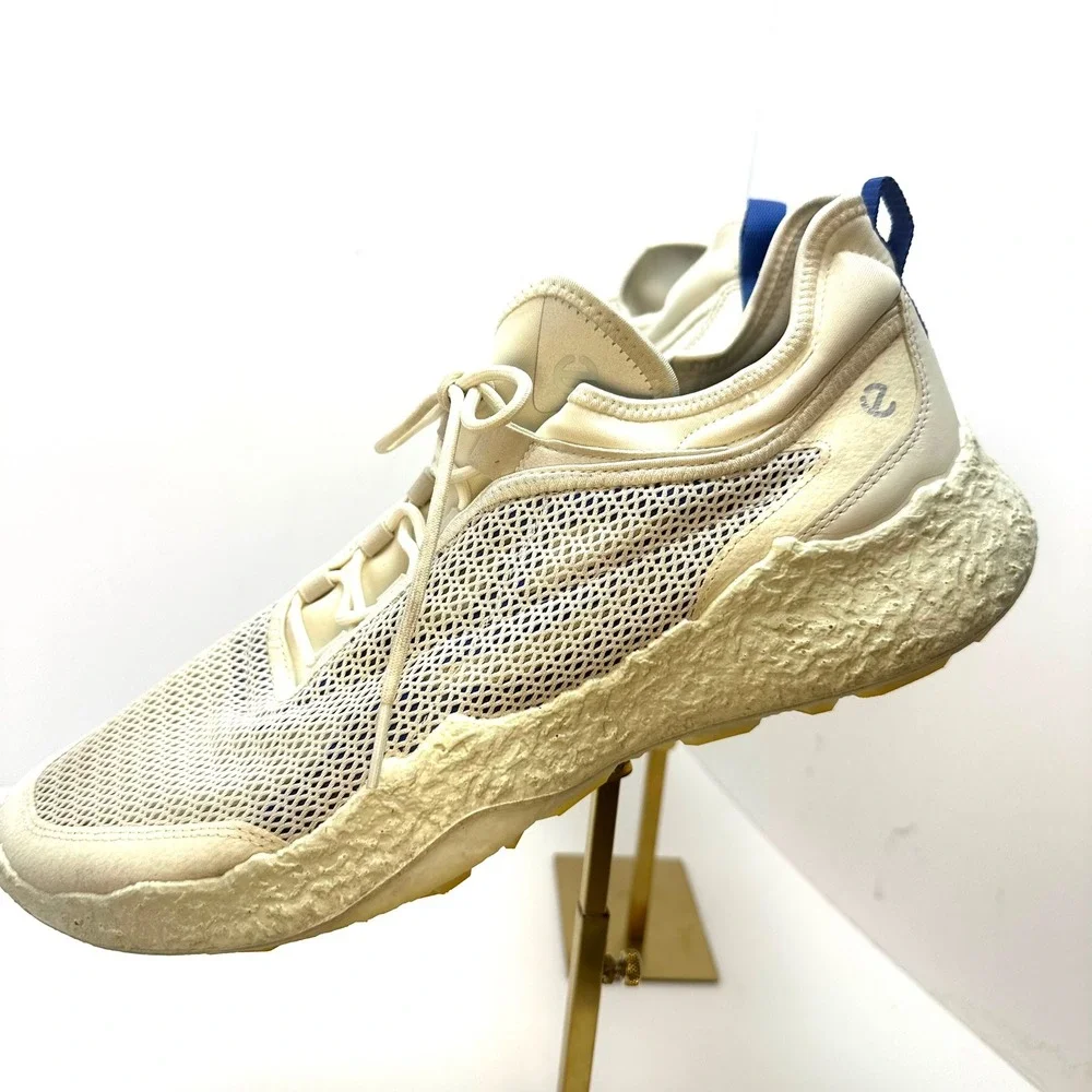 ECCO Biom 2.0 Breathru Mens Off White‎ Mesh Sneakers 800644 US 13 Extra Wide